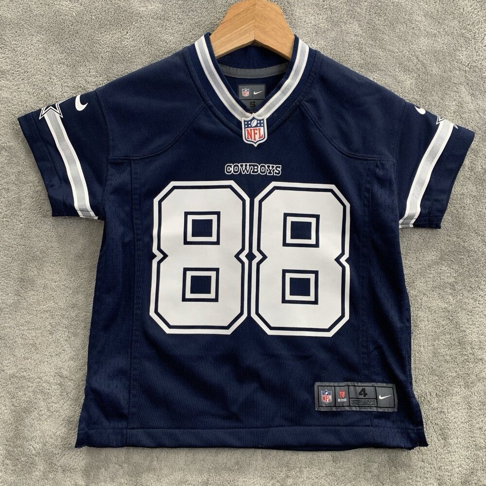 Nike Jersey Youth Boys Small (4) Dallas Cowboys #88 Dez Bryant NFL Football